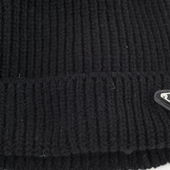 Prada Knit Beanie Black - Size L