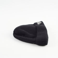 Prada Knit Beanie Black - Size L
