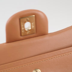 Chanel Small Classic Flap Lambskin Caramel
