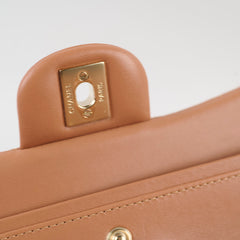 Chanel Small Classic Flap Lambskin Caramel