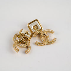 Chanel Large CC dangling earrings