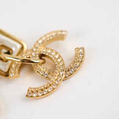 Chanel Large CC dangling earrings