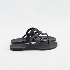Hermes Egerie Sandals Black - Size 37