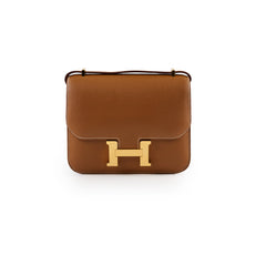 Hermes Mini Constance 18 Gold GHW U Stamp