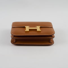 Hermes Mini Constance 18 Gold GHW U Stamp