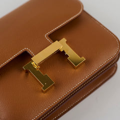 Hermes Mini Constance 18 Gold GHW U Stamp
