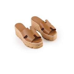 Hermes Eze 30 Sandals Naturel - Size 37
