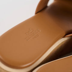 Hermes Eze 30 Sandals Naturel - Size 37