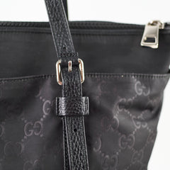 Gucci GG Nylon Tote Bag Black