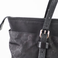 Gucci GG Nylon Tote Bag Black