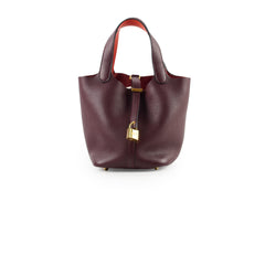 Hermes Picotin 18 Prune Eclat Clemece X stamp GHW