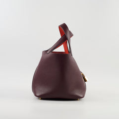 Hermes Picotin 18 Prune Eclat Clemece X stamp GHW