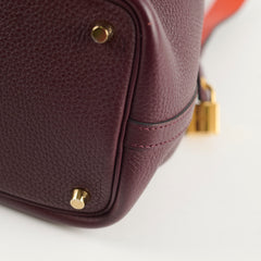 Hermes Picotin 18 Prune Eclat Clemece X stamp GHW