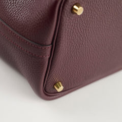 Hermes Picotin 18 Prune Eclat Clemece X stamp GHW