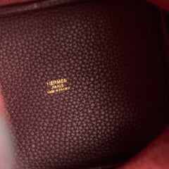 Hermes Picotin 18 Prune Eclat Clemece X stamp GHW