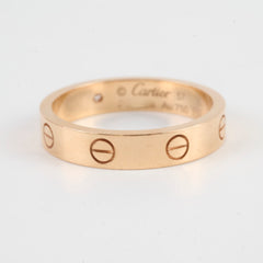Cartier Love Ring One Diamond Small Model Size 57