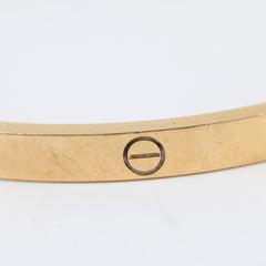Cartier Love Bracelet Small Model YG Size 18