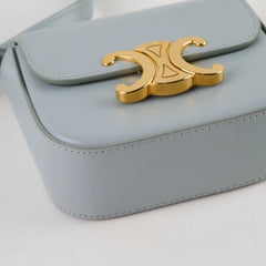 Celine Triomphe Mini Claude Sky Blue