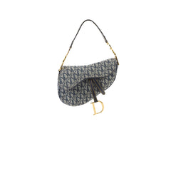 Christian Dior Vintage Saddle Navy Oblique