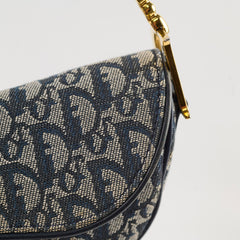 Christian Dior Vintage Saddle Navy Oblique