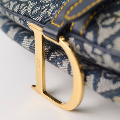 Christian Dior Vintage Saddle Navy Oblique