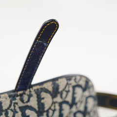 Christian Dior Vintage Saddle Navy Oblique