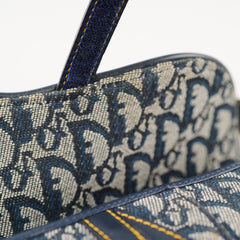 Christian Dior Vintage Saddle Navy Oblique