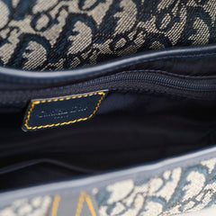 Christian Dior Vintage Saddle Navy Oblique