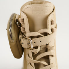Prada Monolith Boots Beige size 37