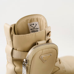 Prada Monolith Boots Beige size 37