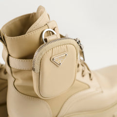 Prada Monolith Boots Beige size 37
