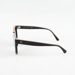Chanel Black/ Beige Sunglasses