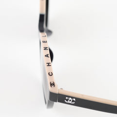 Chanel Black/ Beige Sunglasses
