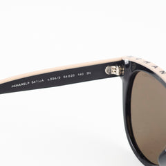 Chanel Black/ Beige Sunglasses