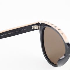 Chanel Black/ Beige Sunglasses