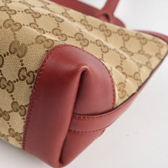 Gucci GG Canvas Beige Craft Tote with Pouch