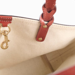 Gucci GG Canvas Beige Craft Tote with Pouch