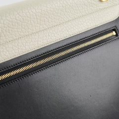 Celine Trapeze Medium Tri-Colour Suede/Leather Shoulder bag White