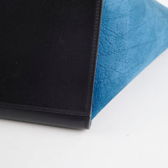 Celine Trapeze Medium Tri-Colour Suede/Leather Shoulder bag White