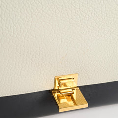 Celine Trapeze Medium Tri-Colour Suede/Leather Shoulder bag White