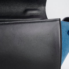 Celine Trapeze Medium Tri-Colour Suede/Leather Shoulder bag White