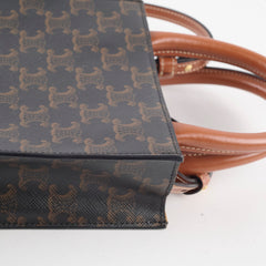 Celine Mini Vertical Cabas Tote Brown