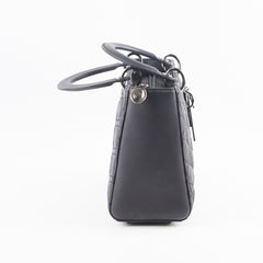 Dior x Anselm Reyle Lady Dior Medium Calfskin Black