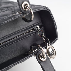 Dior x Anselm Reyle Lady Dior Medium Calfskin Black