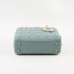 Dior Lady Dior Small Lambskin Powder Blue