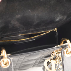 Christian ABC Dior Lady Dior Small Black