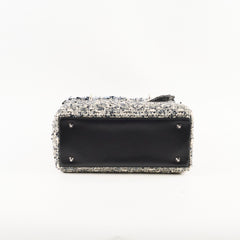 Christian Dior Lady Dior Medium Tweed Sequins