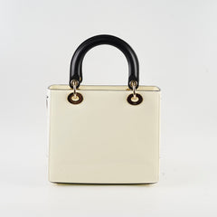 Christian Dior Lady Dior Medium Jungle Patent