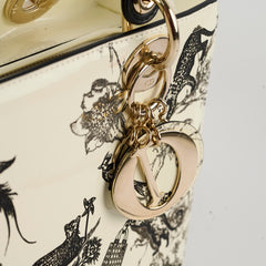 Christian Dior Lady Dior Medium Jungle Patent
