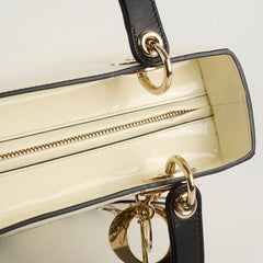 Christian Dior Lady Dior Medium Jungle Patent